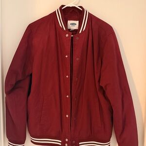 Old Navy Maroon Bomber Jacket